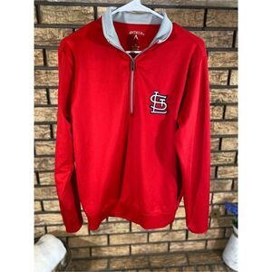 Antigua St. Louis Cardinals 1/4 Zip Pullover Top‎